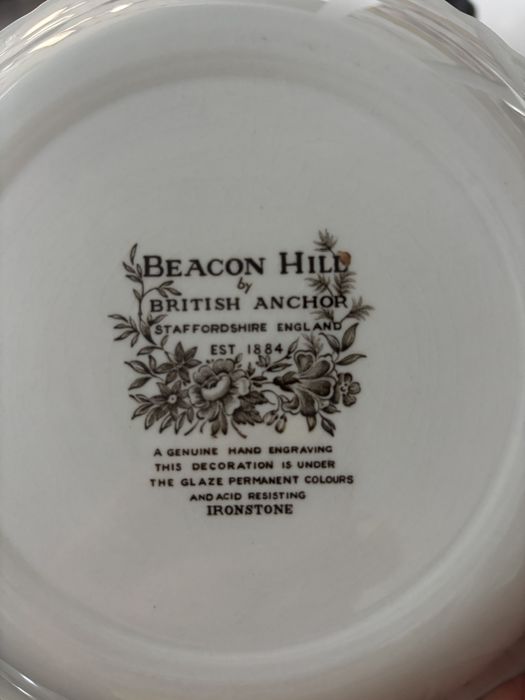Conjunto de 4 travessas porcelana Beacon Hill by British Anchor