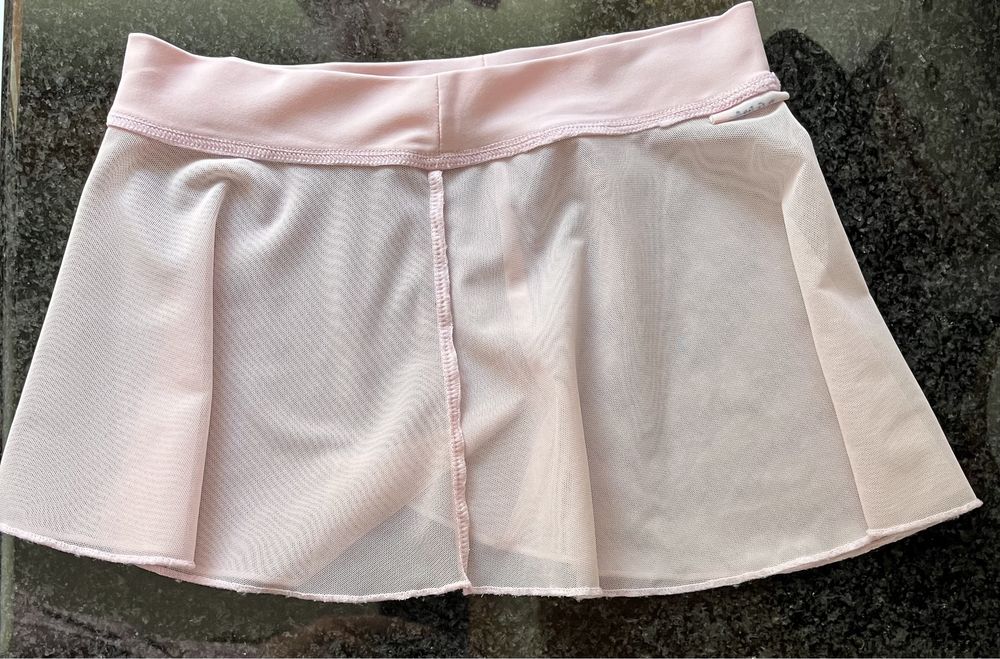 Maillot e saia de Ballet Rosa claro
