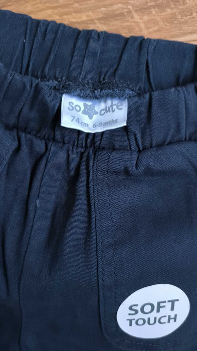 Spodnie niemowlęce soft touch 74 nowe