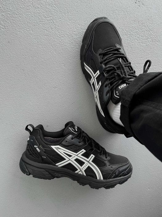 ‼️НОВІ Кросівки Asics Gel-Nunobiki Black White Gore-Tex