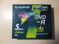 DVD-R FujiFilm (5 pcs. slimcase) упаковка 5 шт. нові.