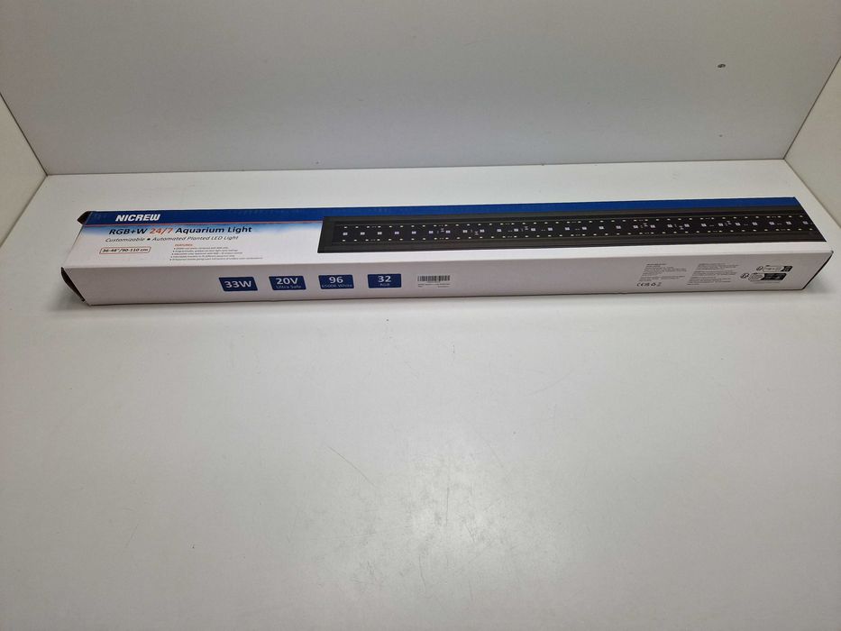Nicrew RGB+W 24/7Światło Akwariowe z pilotem i funkcją timera 90-110cm