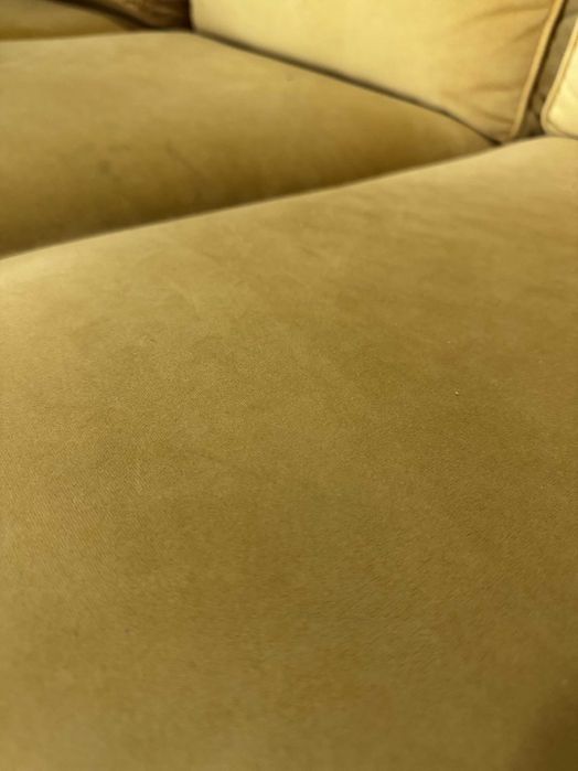 Sofá 3 lugares amarelo