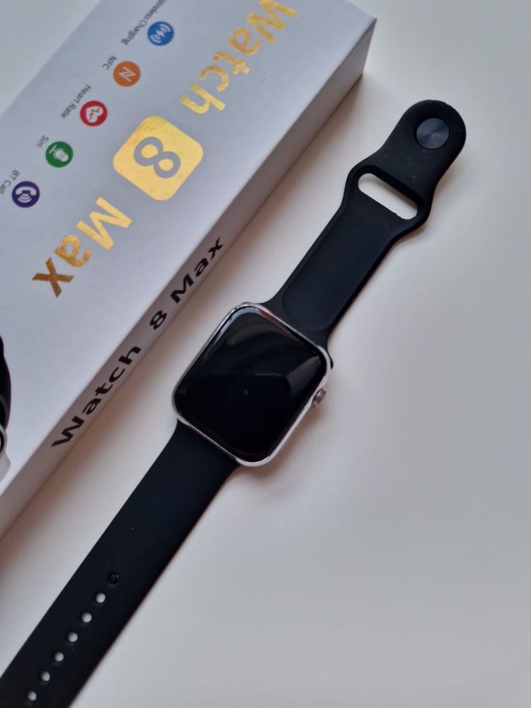 Smartwatch 8 max czarny pasek