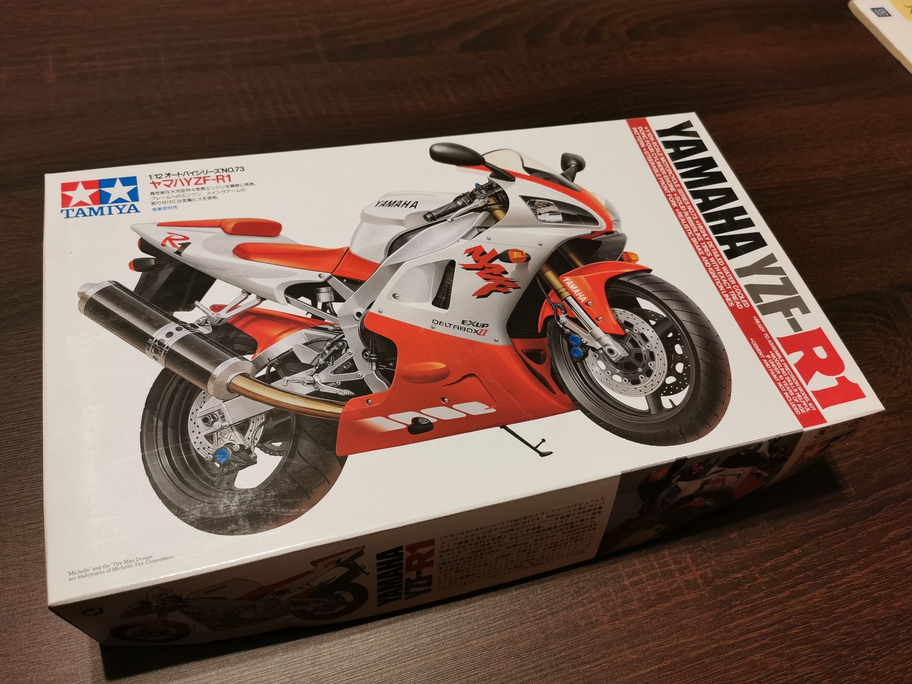 Tamiya yamaha yzf r1 rn01 1:12 1/12 model plastikowy + farby