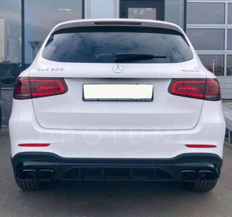 Диффузор GLC63 x253 Coupe w253 c253 AMG Mercedes накладка
