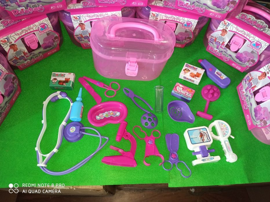 Набір лікаря у валізі набор доктора в чемодане Тісто для ліплення