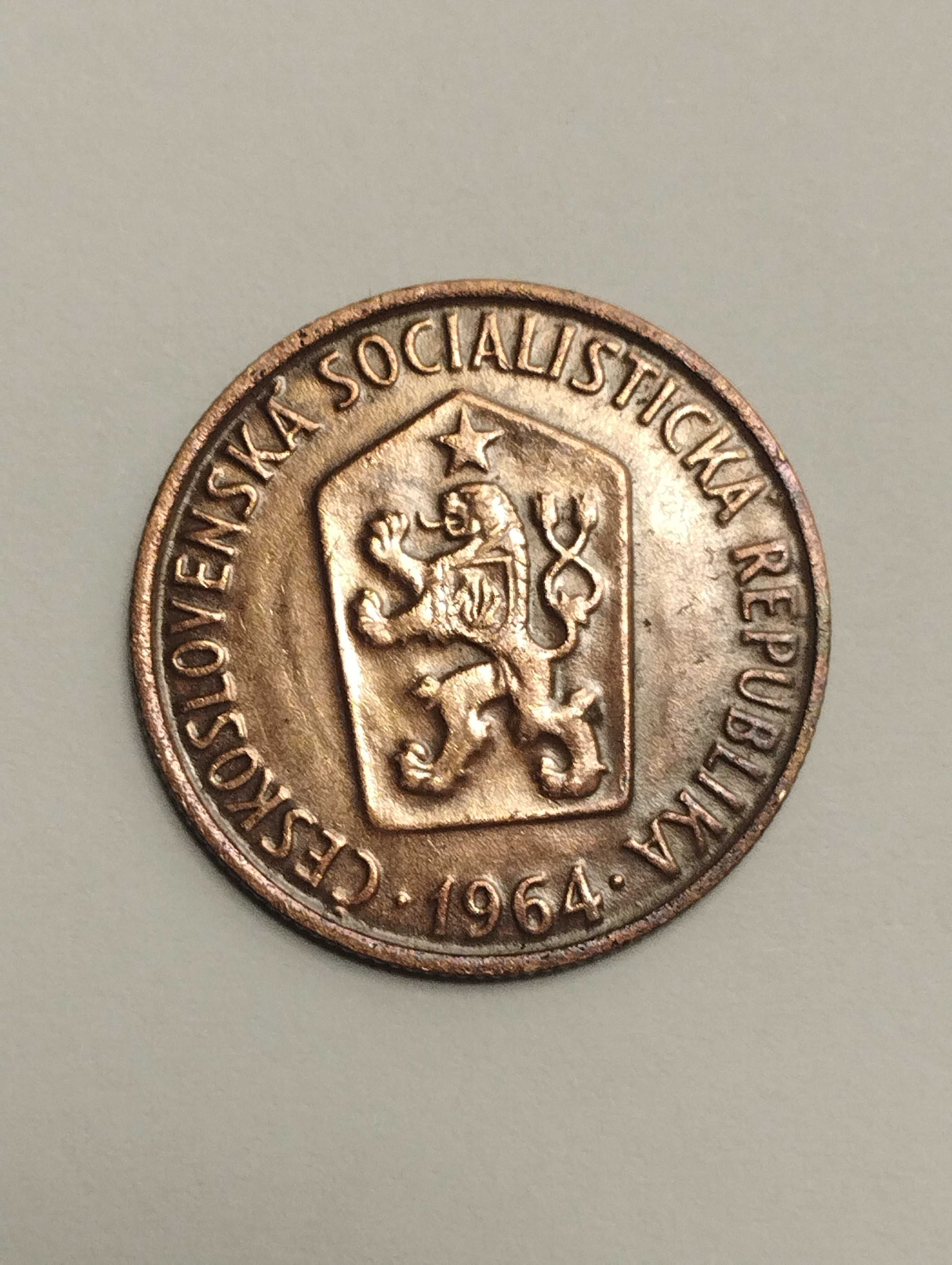 Sprzedam monetę Czechosłowacja 50 halerzy 1964r. stan bdb
