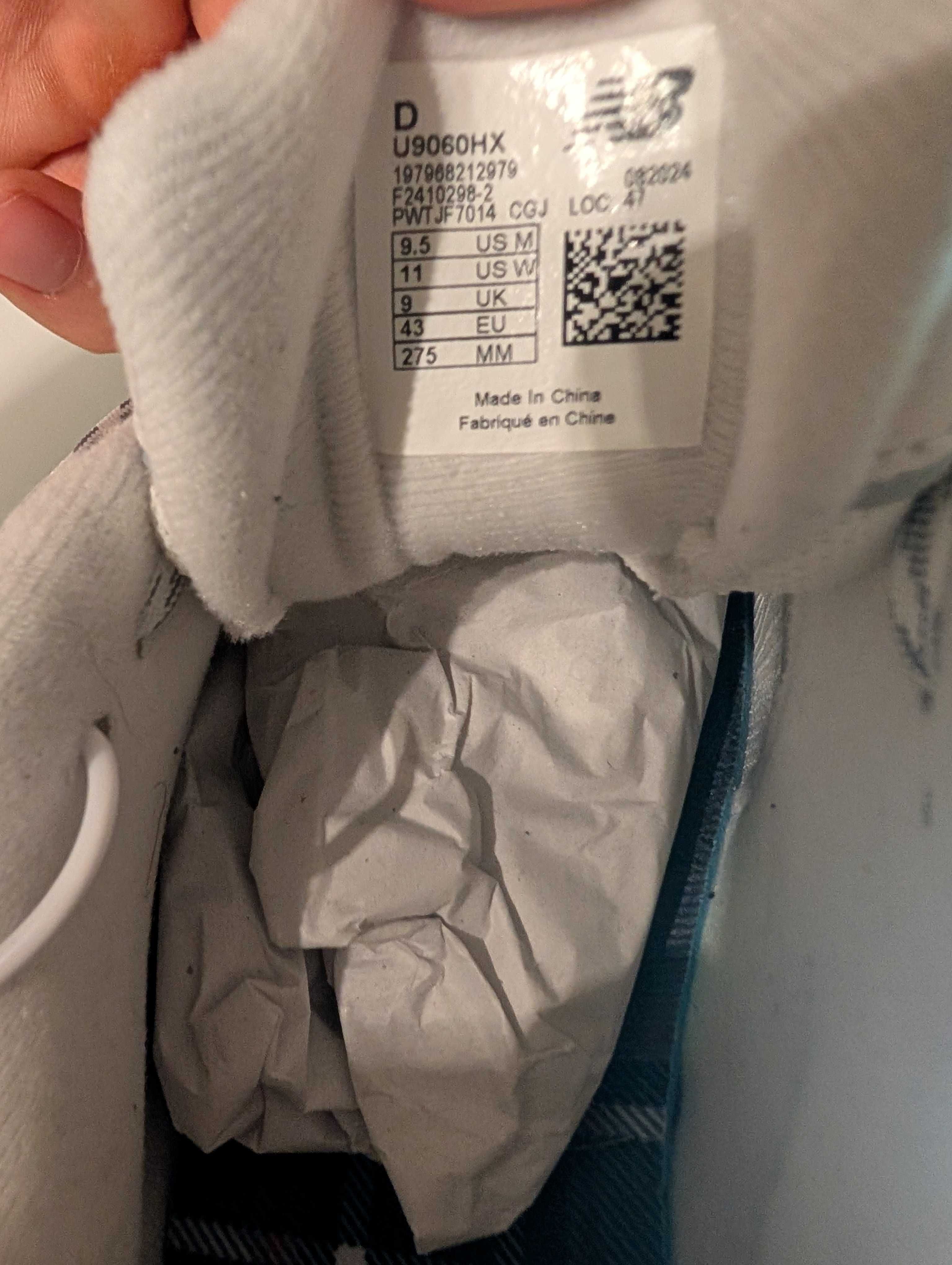 New Balance U9060HX NB białe