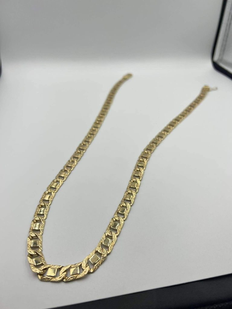 Szeroki łańcuszek złoto 585 66,7g 9,3 mm niespotykany wzór