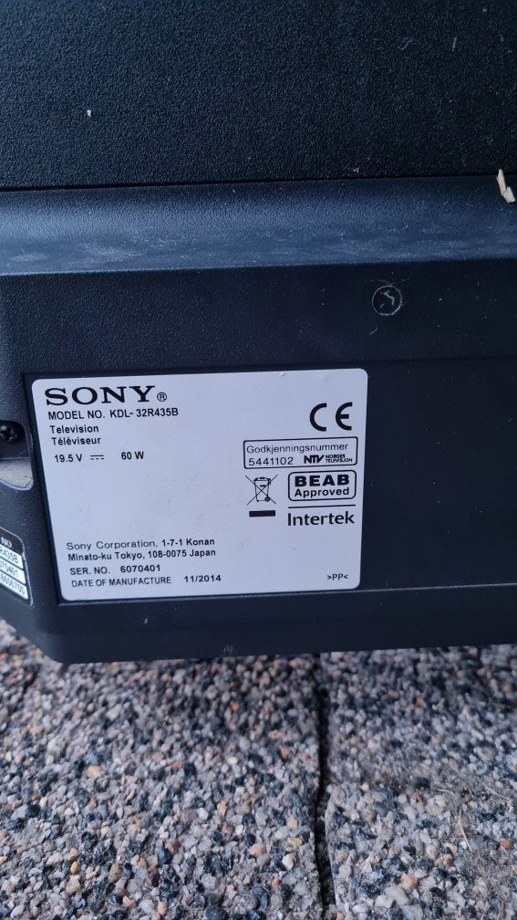 Podstawa ,noga do tv Sony