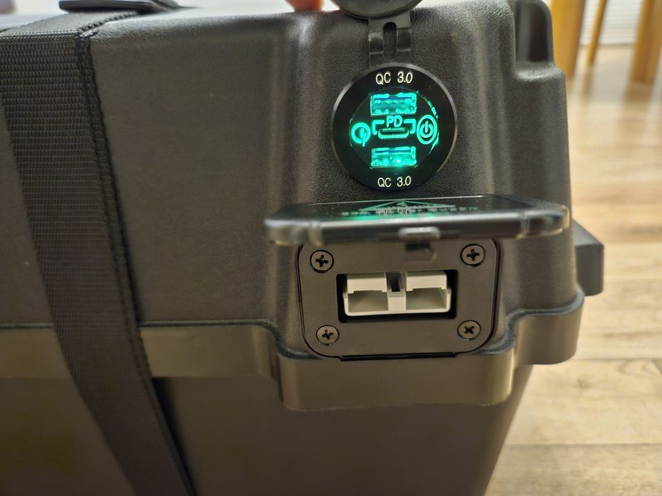 Akumulator wędkarski magazyn energii LiFePO 12,8V 210Ah DUŻA POJEMNOŚĆ