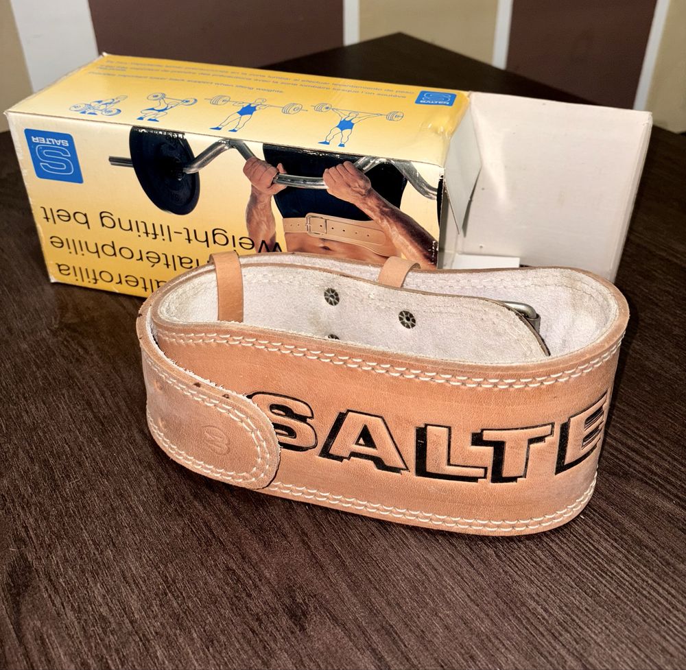 Cinto halterofilismo em pele - Salter