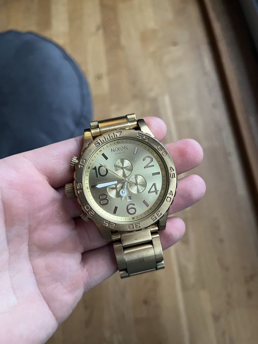 zloty zegarek nixon 51-30 chrono (diesel,seiko,tissot,casio)