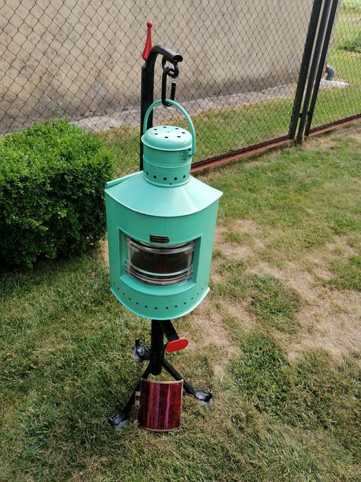 Lampa okrętowa naftowa stojak NOWA Polecam