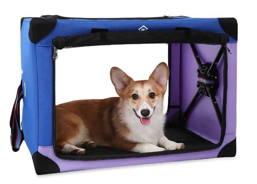 Ownpets PET0183M - Transporter, kojec, klatka miękka składana 66x46cm