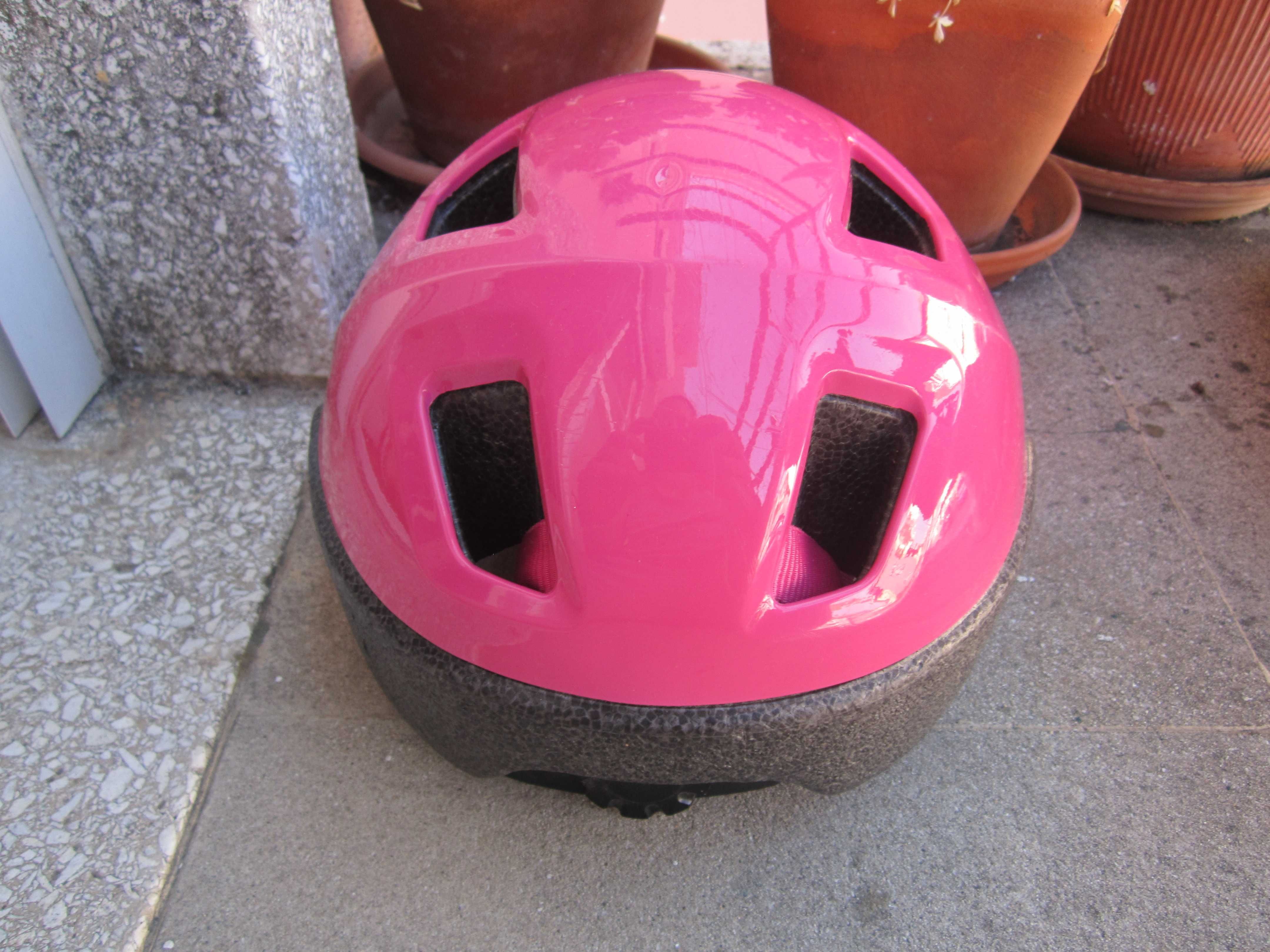 Capacete BTWIN Rosa Criança 53-56 cm, 220 gr