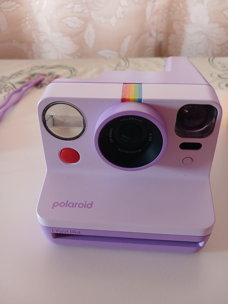 Набір камера миттєвого друку Polaroid Now Gen 2 Purple + 8 фото