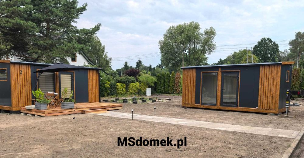 Domek modułowy całoroczny mobilny wyposażony pod klucz 35m2 Producent