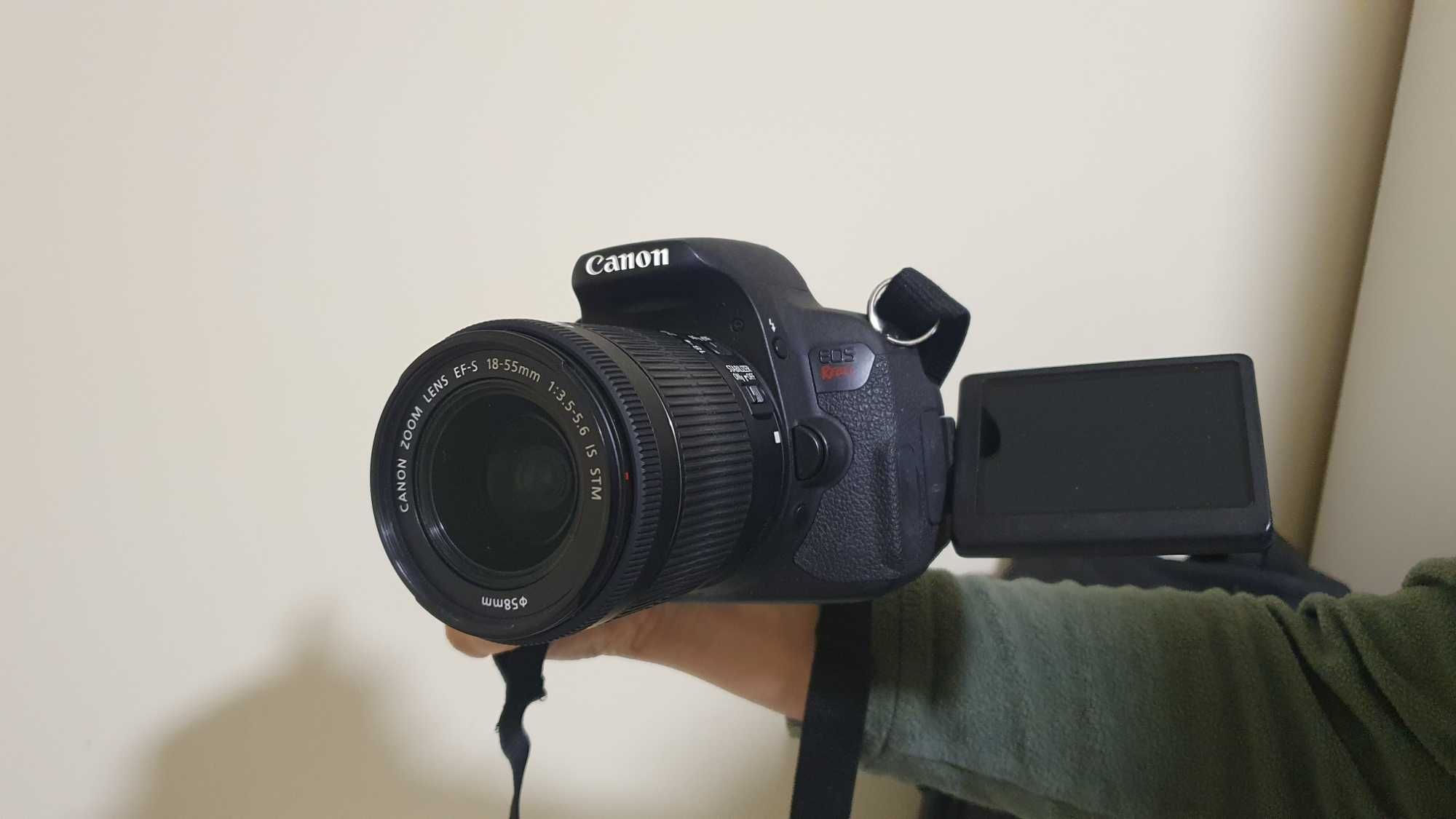 Canon EOS 700D (T5i) + Kit Completo – Pronta para Usar!