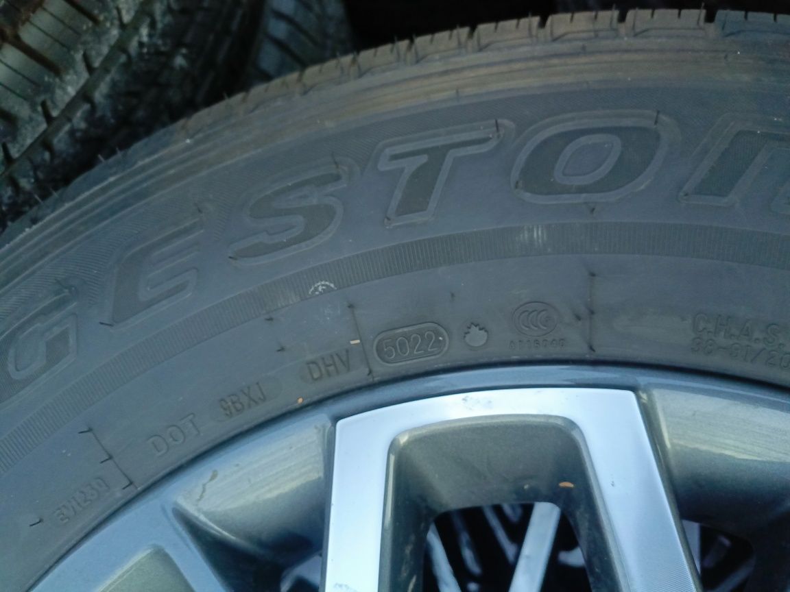 Nowe demo koła aluminiowe jeep Wrangler 255/70/18 Bridgestone 5x127