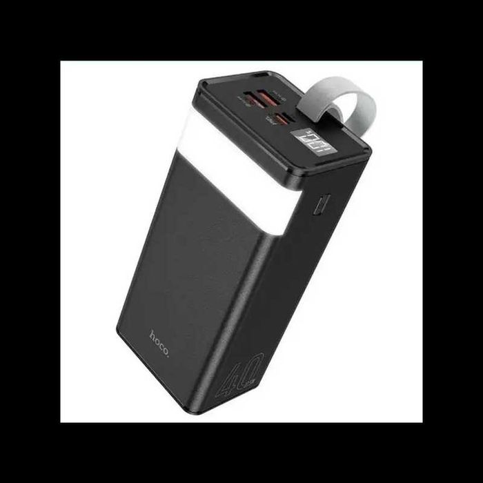 Power Bank 40 000 мАг HOCO J86 швидка зарядка 22.5W з ліхтариком