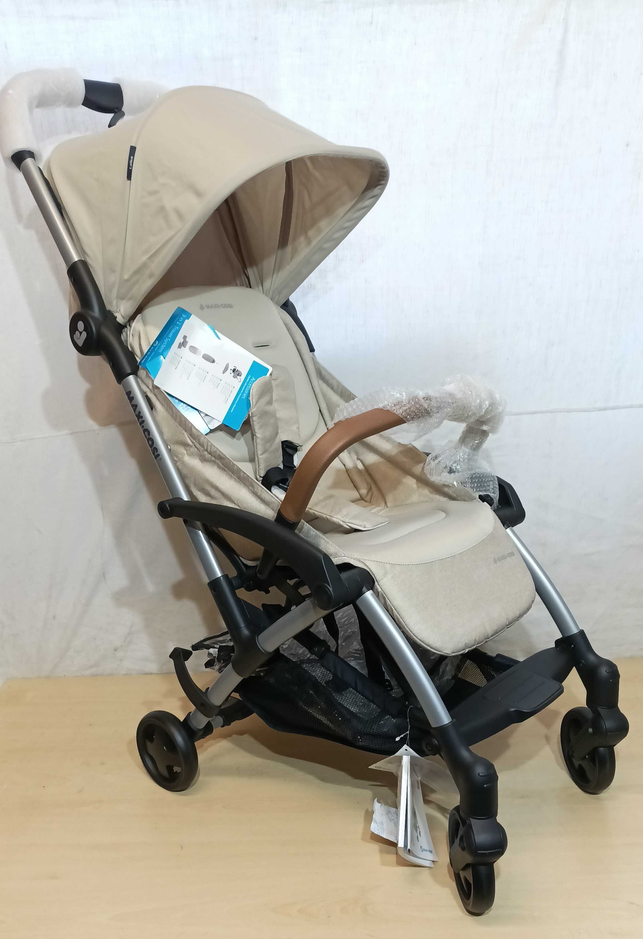 MAXI COSI LAIKA beige, beżowy wózek spacerowy LEKKI, NOWY