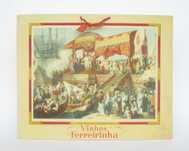 Antiga litografia publicitária Vinhos Ferreirinha