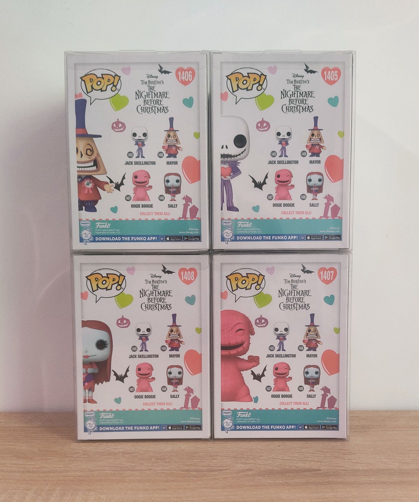 Funko Pop * SET Jack #1405 Mayor #1406 Oogie Boogie #1407 Sally #1408
