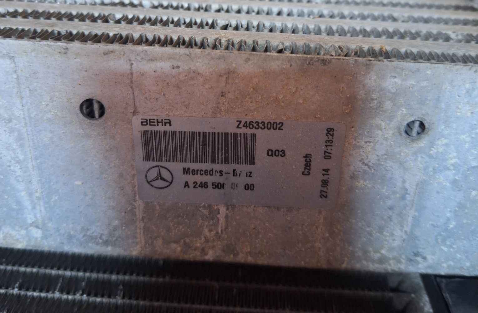 Komplet chłodnic Mercedes M270 A2465O00900