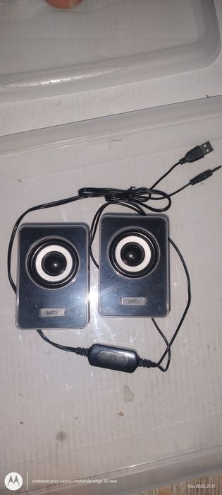 Głośniki do komputera na USB i Jack, z regulacją głośności