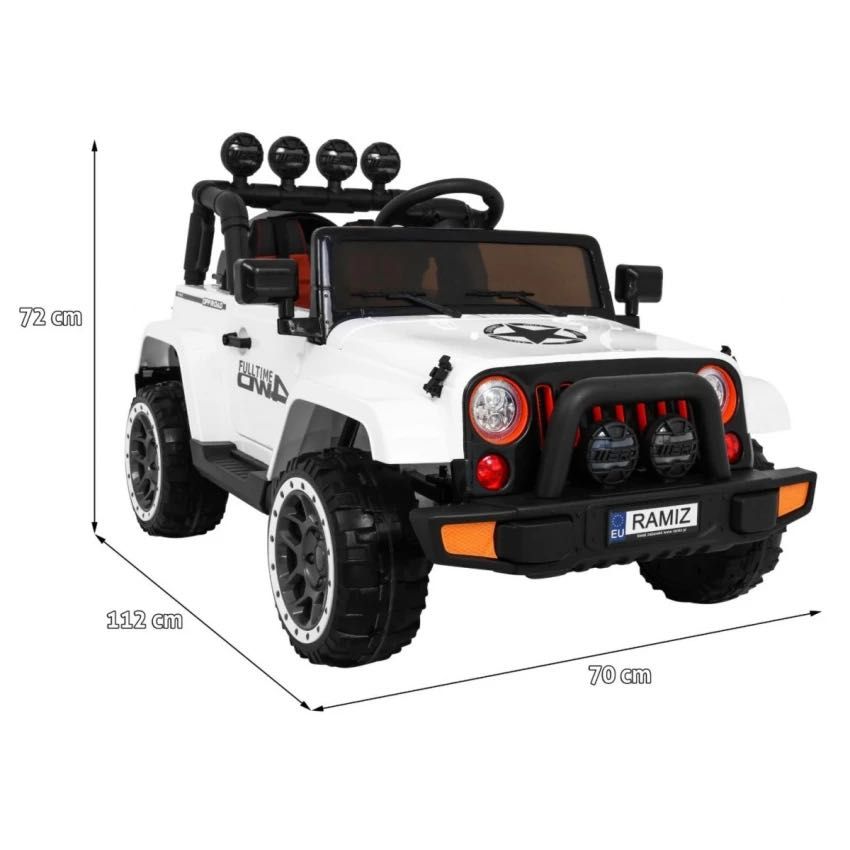 Auto Pojazd Quad na akumulator FULL TIME4 WD Motor elektryczny