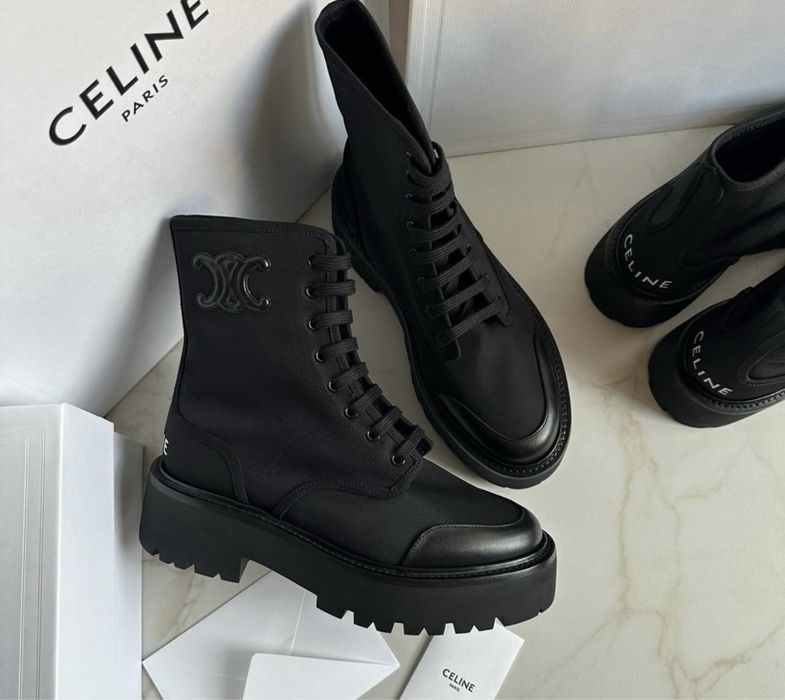 Ботинки celine осень и зима