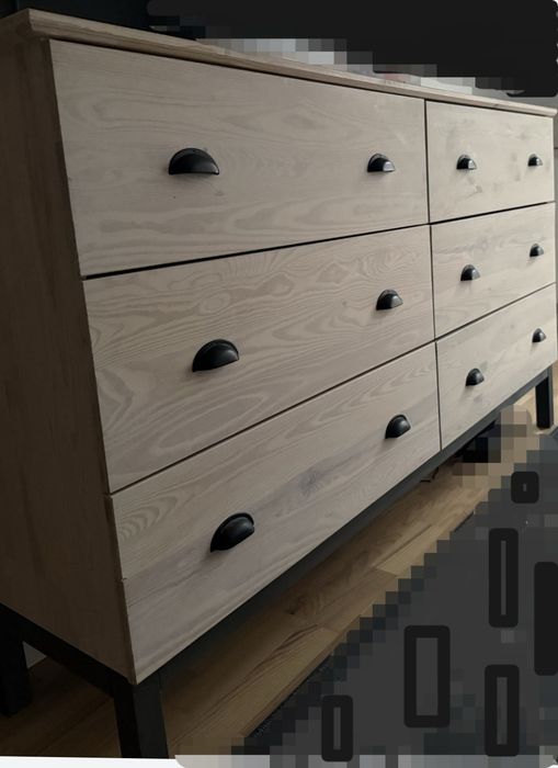 2 Komody Ikea. Terva 6 szuflad i Hemnes 8 szuflad