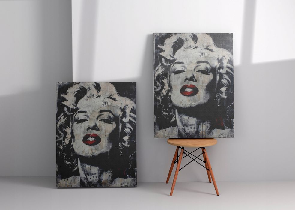 Obraz na płótnie Marilyn Monroe 45x60 cm - Pop-Art Dekoracja Wnętrz