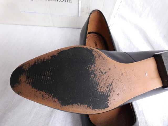 Gino Rossi skórzane balerinki baletki lakierki- obcasy 36