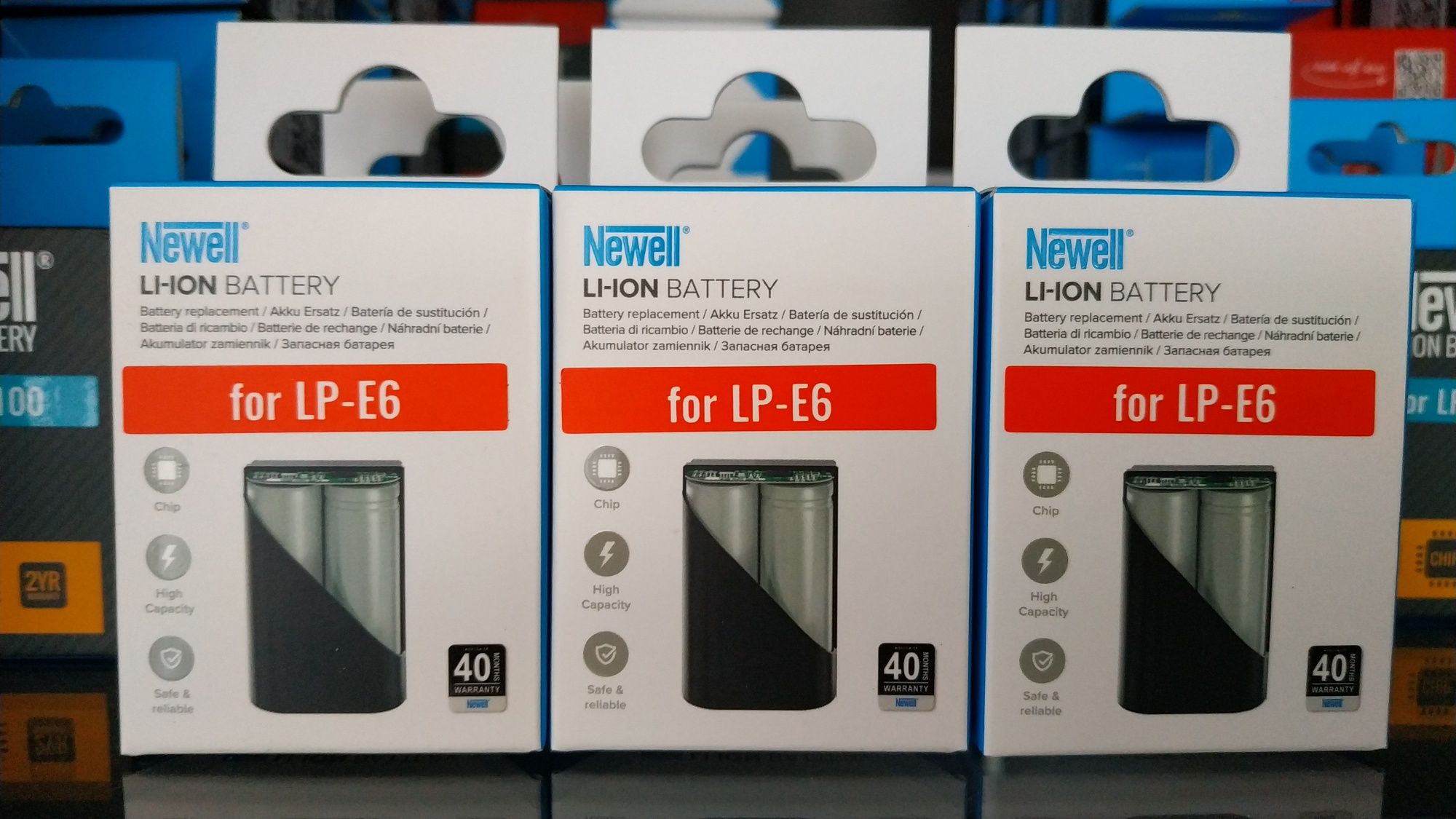 Батарея NEWELL LP-E6 для Canon 5DmII,5DmIII,5DmIV,6D,6DII.60D,70D. Гар