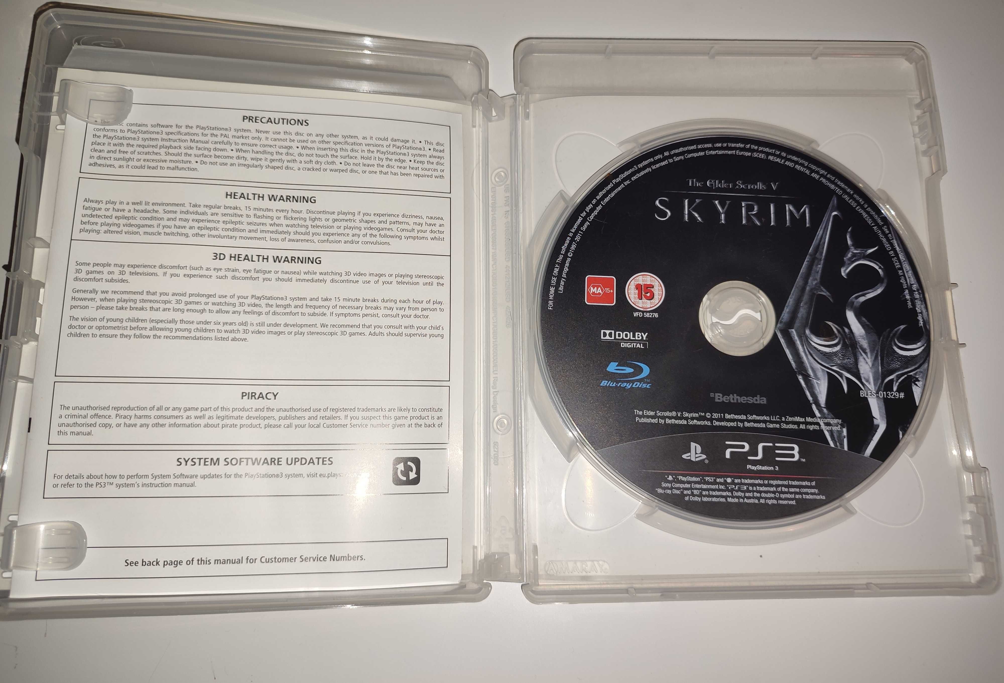 Gra Ps3 Skyrim gry Playstation 3 Hit Tekken 6 Mafia UFC