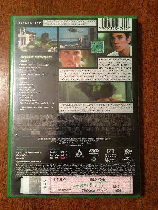 Hulk (Filme - DVD) Edição Especial