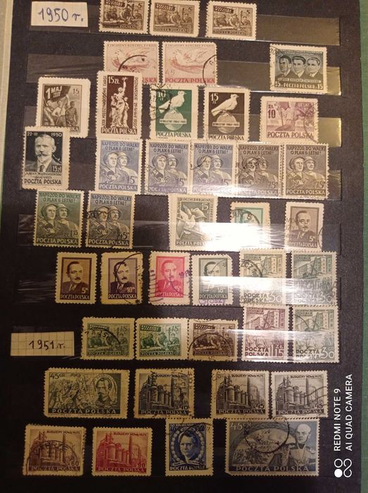 Znaczki, filatelistyka. II RP, II WŚ, GG, PRL, III RP, 21 klaserów.