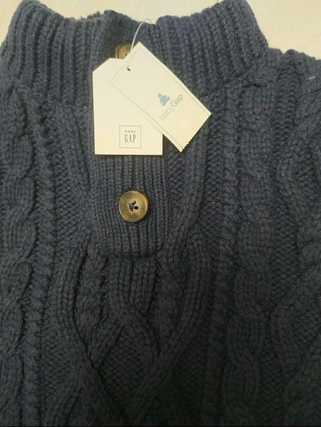 Nowy z metką Baby Gap sweter, 90cm (18-24m)