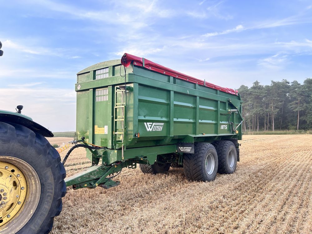 Przyczepa skorupowe tandem Western 18TS, 27m3