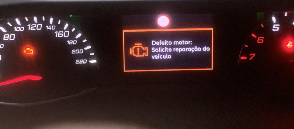 Defeito no motor Peugeot Citroen