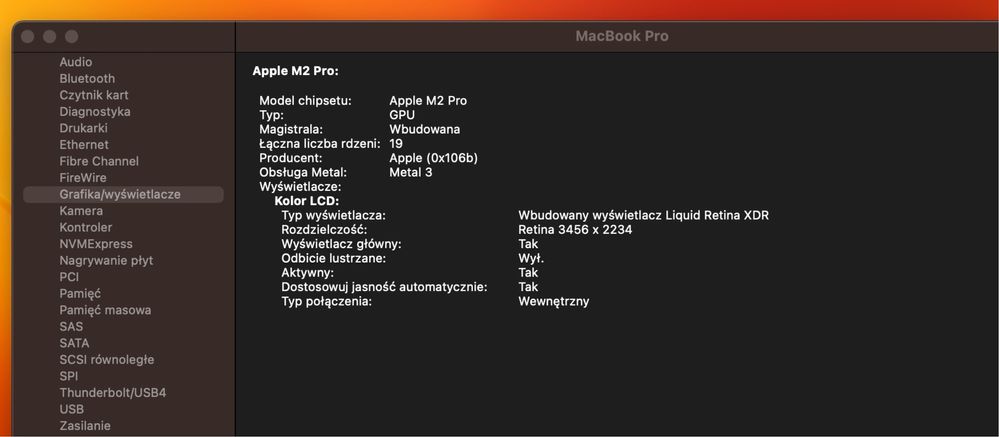 Macbook Pro 16 2023, 512 GB SSD