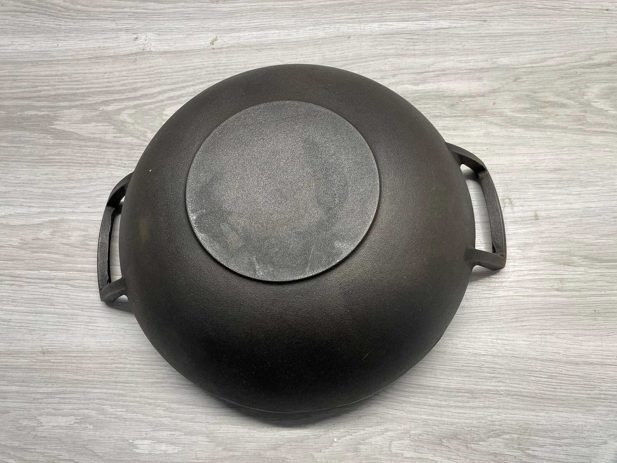 Wok żeliwny Gusseisen duży średnica 36 cm