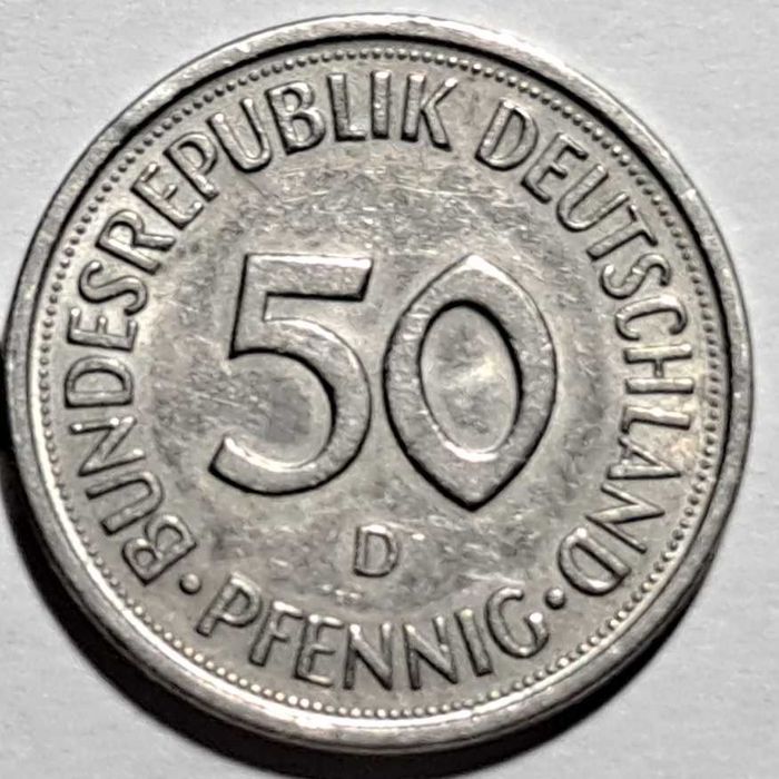 50 Pfennig - Niemcy Zachod. (RFN) - zest 2 monet - 1949, 78 - stan d.