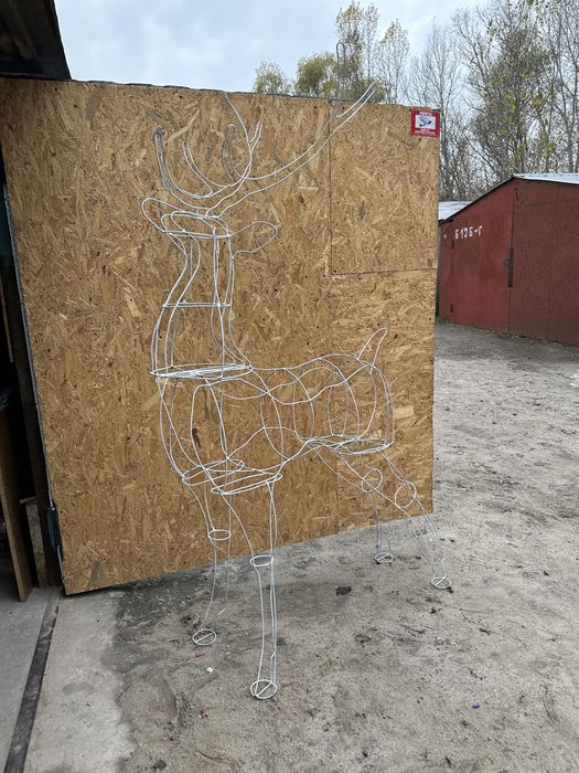 новорічний олень 190 см! новорічні фігури