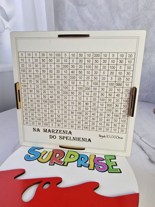 Skarbonka wykreślana docelowa