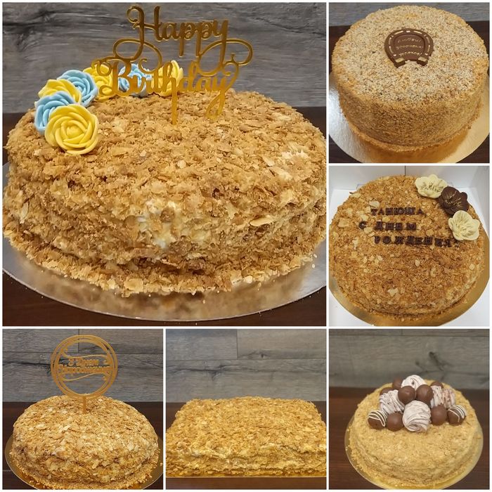 Вкуснейшие домашние торты Наполеон, Медовик