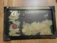 Quadro Magnético e 4 imans Game of Thrones